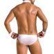 Комплект эротического мужского белья Passion 037 GREGORY L/XL White, трусы, воротник, манжеты