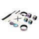 БДСМ-набор Liebe Seele Vivid Rainbow 8 Pieces Set, 8 аксессуаров, экокожа на бархатной основе