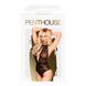 Боди с глубоким декольте и высокими трусиками Penthouse - Toxic Powder Black L/XL