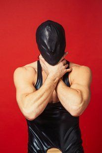 Закритий шкіряний капюшон D&A Deprivation mask Leather