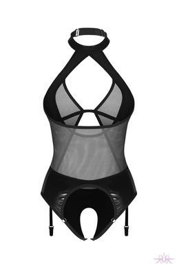Боді Obsessive Dominna crotchless teddy S/M