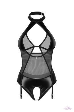 Боді Obsessive Dominna crotchless teddy S/M