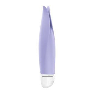 Вибратор с лепестками Fun Factory VOLITA purple, компактный, очень тихий, на батарейках