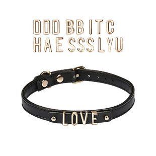 Чокер Liebe Seele DIY Choker with 21 Removable Letters, знімні букви, 21 буква в комплекті