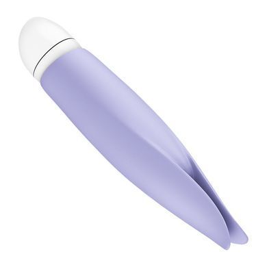 Вибратор с лепестками Fun Factory VOLITA purple, компактный, очень тихий, на батарейках