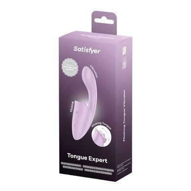 Вагінально-кліторальний вібратор Satisfyer Tongue Expert з язичком