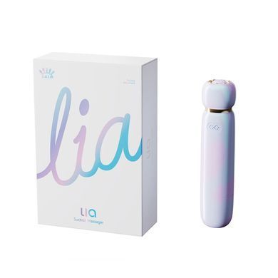 Вакуумный клиторальный стимулятор Zalo Lia Floral White, 3 насадки, 3 режима, разная интенсивность