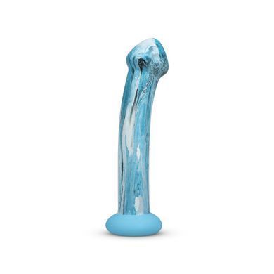 Скляний дилдо Gildo Ocean Ripple, об&rsquo;ємна головка, ідеально для точки G