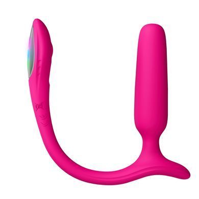 Анальная смарт-вибропробка Lovense Lush Anal, очень мощная, LED-подсветка