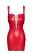 Платье Noir Handmade F364 Bombshell Lace-Up Mini Dress Red XL