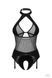 Боді Obsessive Dominna crotchless teddy S/M
