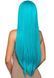 Перука Leg Avenue 33&Prime; Long straight center part wig turquoise