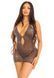 Платье Leg Avenue Lurex Rhinestone Keyhole Halter Dress One Size Black/Silver