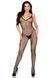 Бодистокинг Leg Avenue Crotchless Fishnet Bodystocking One Size Black