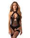 Боді Obsessive Dominna crotchless teddy S/M