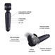 Мастурбатор-вибромассажер Manwan MAN.WAND EVO Black Plum, отлично для пар, виброминет