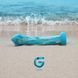 Скляний дилдо Gildo Ocean Ripple, об&rsquo;ємна головка, ідеально для точки G