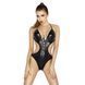 Боди монокини под латекс Passion JEAN BODY L/XL, black