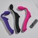 Безремневой страпон с вибрацией Strap-On-Me Vibrating Fuchsia M, диаметр 3,8 см, пульт ДУ, регулируемый