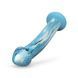 Скляний дилдо Gildo Ocean Ripple, об&rsquo;ємна головка, ідеально для точки G