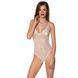 Боди с ажурным декором и открытым шагом Passion URSULA BODY L/XL, white