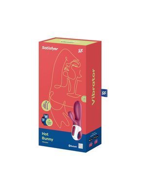 Смарт вибратор кролик с подогревом Satisfyer Hot Bunny