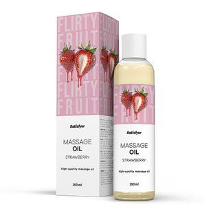 Масажна олія Satisfyer Massage Oil Strawberry 250 мл