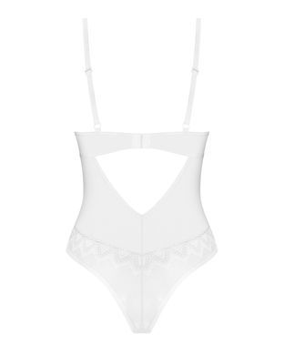Боди Obsessive Alissium Teddy XL/2XL, лиф с мягкой чашкой, высокие вырезы для ног