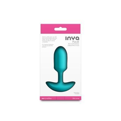 Анальная пробка с вибрацией NS Novelties INYA - Pulse - Teal