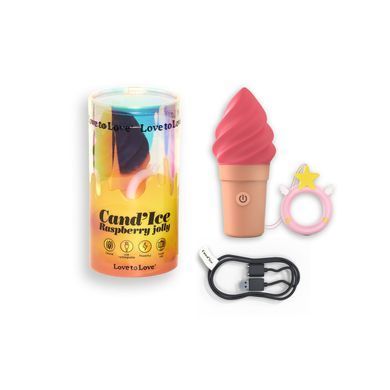 Вибратор-мороженое Love To Love CAND'ICE &mdash; RASPBERRY JOLLY