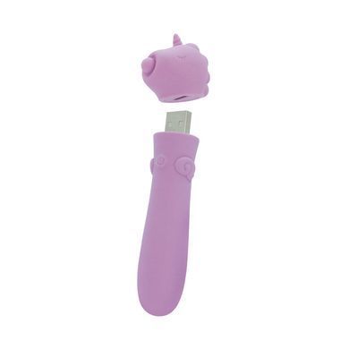 Вибратор-единорожка Unihorn USB Bullet &ndash; Karma Lilac, вибропуля, USB-зарядка, 10 режимов