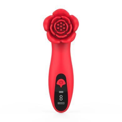 Роскошный вибратор для клитора Loviss Tona Rose Vibrator, в виде розы, 9 режимов