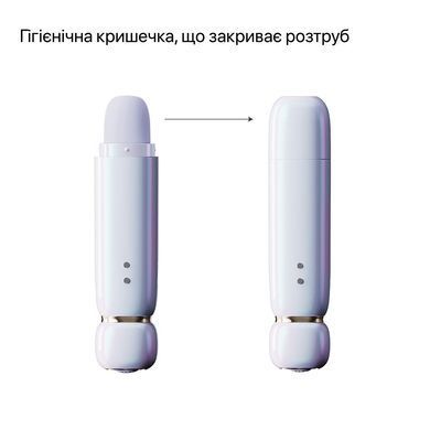 Вакуумный клиторальный стимулятор Zalo Lia Lavender Purple, 3 насадки, 3 режима, разная интенсивность