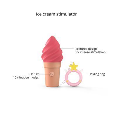 Вибратор-мороженое Love To Love CAND'ICE &mdash; RASPBERRY JOLLY
