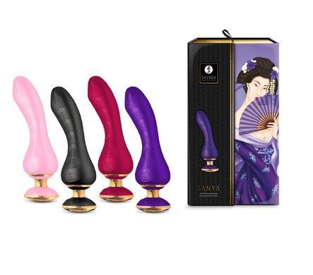Вибратор для точки G Shunga Sanya Light Pink, гибкий ствол