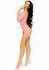 Сукня-сітка з сердечками Leg Avenue Heart net mini dress Pink, зав&rsquo;язки, відкриті плечі, one size