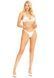 Жемчужный комплект: лиф, трусики и наручники Leg Avenue Faux Pearl Open Cup Bra, String and Cuffs