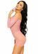 Сукня-сітка з сердечками Leg Avenue Heart net mini dress Pink, зав&rsquo;язки, відкриті плечі, one size