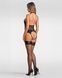 Боді Obsessive Dominna crotchless teddy L/XL