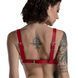 Лиф из натуральной кожи Feral Feelings - Bikini Top Red