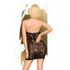 Мини-платье Penthouse Cautious Cat S/L Black, кружево, вставка в зоне декольте, вырез на спине