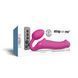 Безремінний страпон з вібрацією Strap-On-Me Vibrating Fuchsia L, діаметр 3,7см, пульт ДК, регульований