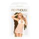 Комплект сорочка в стиле 60-х и трусики с доступом Penthouse - Libido Boost White L/XL