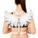 Женская портупея Art of Sex - Wings белая L-2XL, экокожа