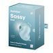 Вакуумный клиторальный стимулятор с вибрацией Satisfyer Sassy Seal, 2 независимых мотора