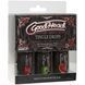 Набор капель для минета Doc Johnson GoodHead Tingle Drops, 3х29,5 мл, арбуз, зеленое яблоко, клубника
