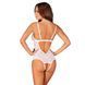 Эротическое полупрозрачное боди Obsessive Heavenlly crotchless teddy M/L, с доступом