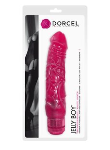 Фаллоимитатор вибратор Dorcel Jelly Boy, диаметр 4,2см ТПЕ, плавная регулировка мощности вибрации