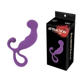 Массажер простаты MAI Attraction Toys №80 Purple, длина 13.4см, диаметр 3.2см