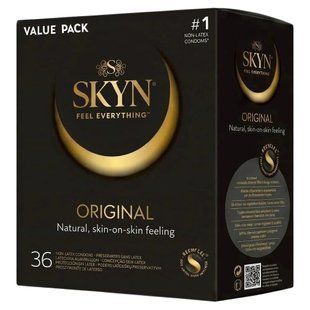 Безлатексные премиум-презервативы SKYN Original 36 шт